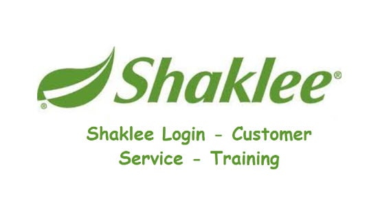 Shaklee Login – Customer Service – Training